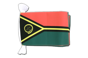 Vanuatu Flag Bunting 6x9", 9 m