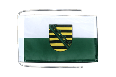 Saxony - Flag with ropes 8x12"