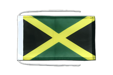 Jamaica Flag with ropes 8x12"