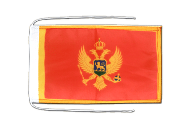 Montenegro Flag with ropes 8x12"