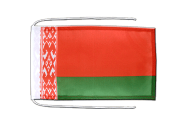 Belarus Flag with ropes - 8x12"