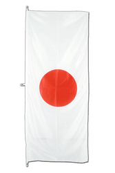 Japan Hochformat Flagge - 80 x 200 cm