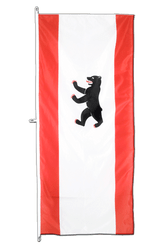 Berlin Hochformat Flagge - 80 x 200 cm