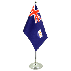 Table Flag Anguilla - 6x9", Satin