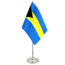 Tischflagge Bahamas - 15 x 22 cm Satin
