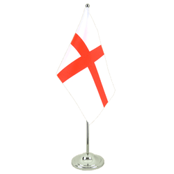 England St. George Satin Tischflagge 15 x 22 cm