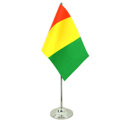Guinea Satin Table Flag 6x9"