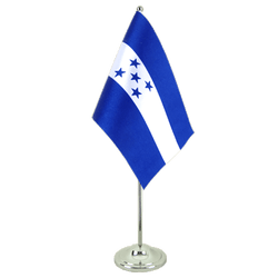 Tischflagge Honduras - 15 x 22 cm Satin