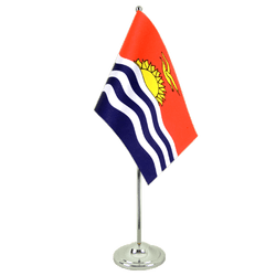 Kiribati Satin Table Flag 6x9"