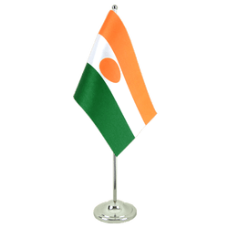 Table Flag Niger - 6x9", Satin
