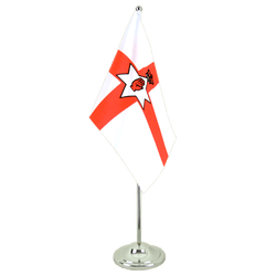 Nordirland Satin Tischflagge 15 x 22 cm