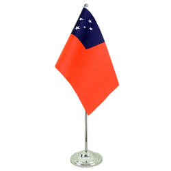 Table Flag Samoa - 6x9", Satin