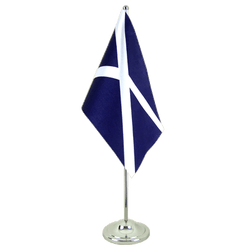 Table Flag Scotland navy - 6x9", Satin