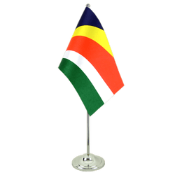 Table Flag Seychelles - 6x9", Satin