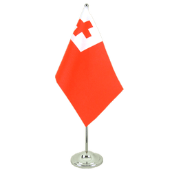 Tischflagge Tonga - 15 x 22 cm Satin