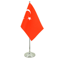 Turkey Satin Table Flag 6x9"