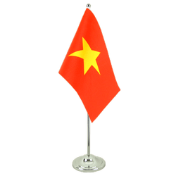 Drapeau de table Viêt Nam Vietnam - 15 x 22 cm, prestige