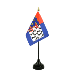 Pays de la Loire Mini drapeau de table 10 x 15 cm