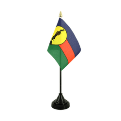 Tischflagge Neukaledonien - 10 x 15 cm