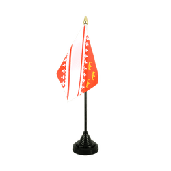 Alsace Mini drapeau de table 10 x 15 cm