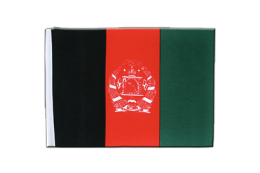 Afghanistan Drapeau en satin 15 x 22 cm