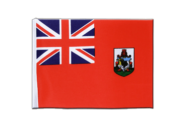 Bermudas Satin Flagge 15 x 22 cm