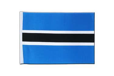Botswana Satin Flagge 15 x 22 cm