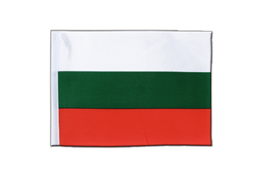 Bulgarie Drapeau en satin 15 x 22 cm