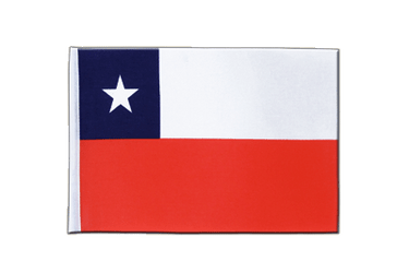 Chili Drapeau en satin 15 x 22 cm