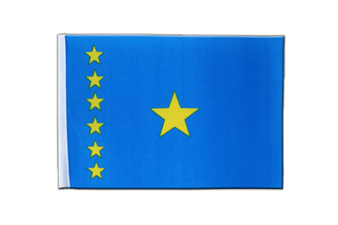 Demokratische Republik Kongo alt Satin Flagge 15 x 22 cm