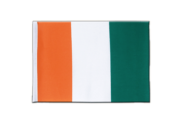 Drapeau en satin Côte d'Ivoire - 15 x 22 cm
