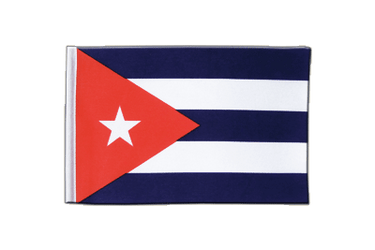 Kuba Satin Flagge 15 x 22 cm