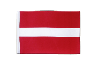 Lettland Satin Flagge 15 x 22 cm