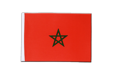 Marokko Flagge - 15 x 22 cm Satin