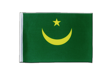 Mauritania Satin Flag 6x9"