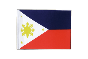 Philippinen Satin Flagge 15 x 22 cm