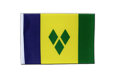 St. Vincent und die Grenadinen Flagge - 15 x 22 cm Satin