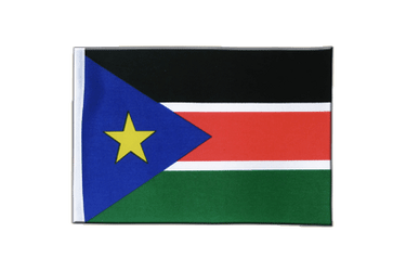Sud-Soudan Drapeau en satin 15 x 22 cm