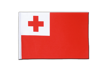 Tonga Satin Flagge 15 x 22 cm