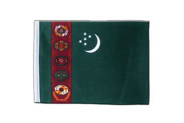 Turkmenistan Satin Flag 6x9"