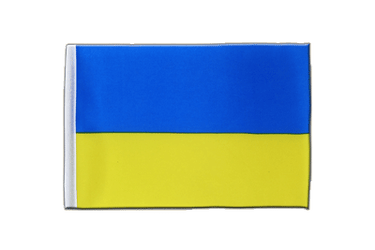 Ukraine Satin Flag 6x9"