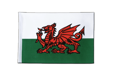 Pays de Galles Drapeau en satin 15 x 22 cm