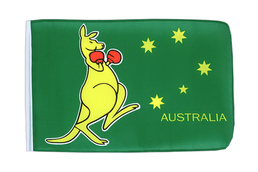 Kangourou Petit drapeau 30 x 45 cm