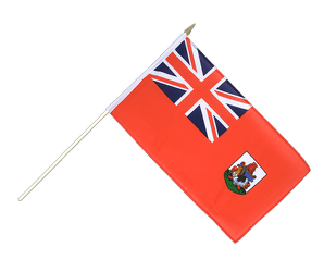 Hand Waving Flag Bermuda - 12x18"