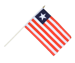 Liberia Stockflagge 30 x 45 cm