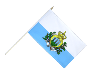 Stockflagge San Marino - 30 x 45 cm
