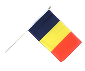 Tschad Stockflagge 30 x 45 cm
