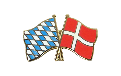 Bayern + Dänemark Freundschaftspin