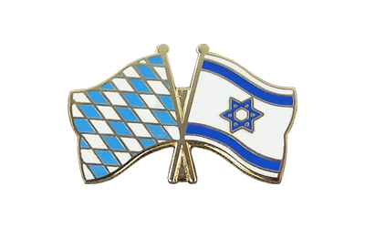 Bayern + Israel Freundschaftspin