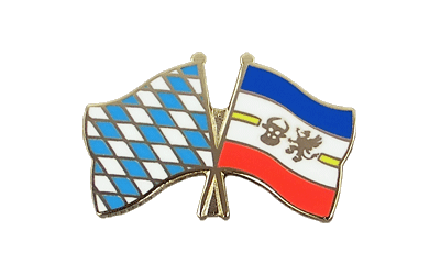 Bayern + Mecklenburg Vorpommern Freundschaftspin